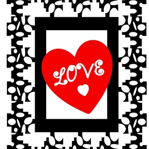 Grußkarte, Valentinstag, Sentimentale Karte, Print & Cut, Digitale Datei, Geburtstagskarte