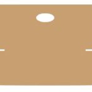 Slotted Bracelet display card - for chain type bracelet