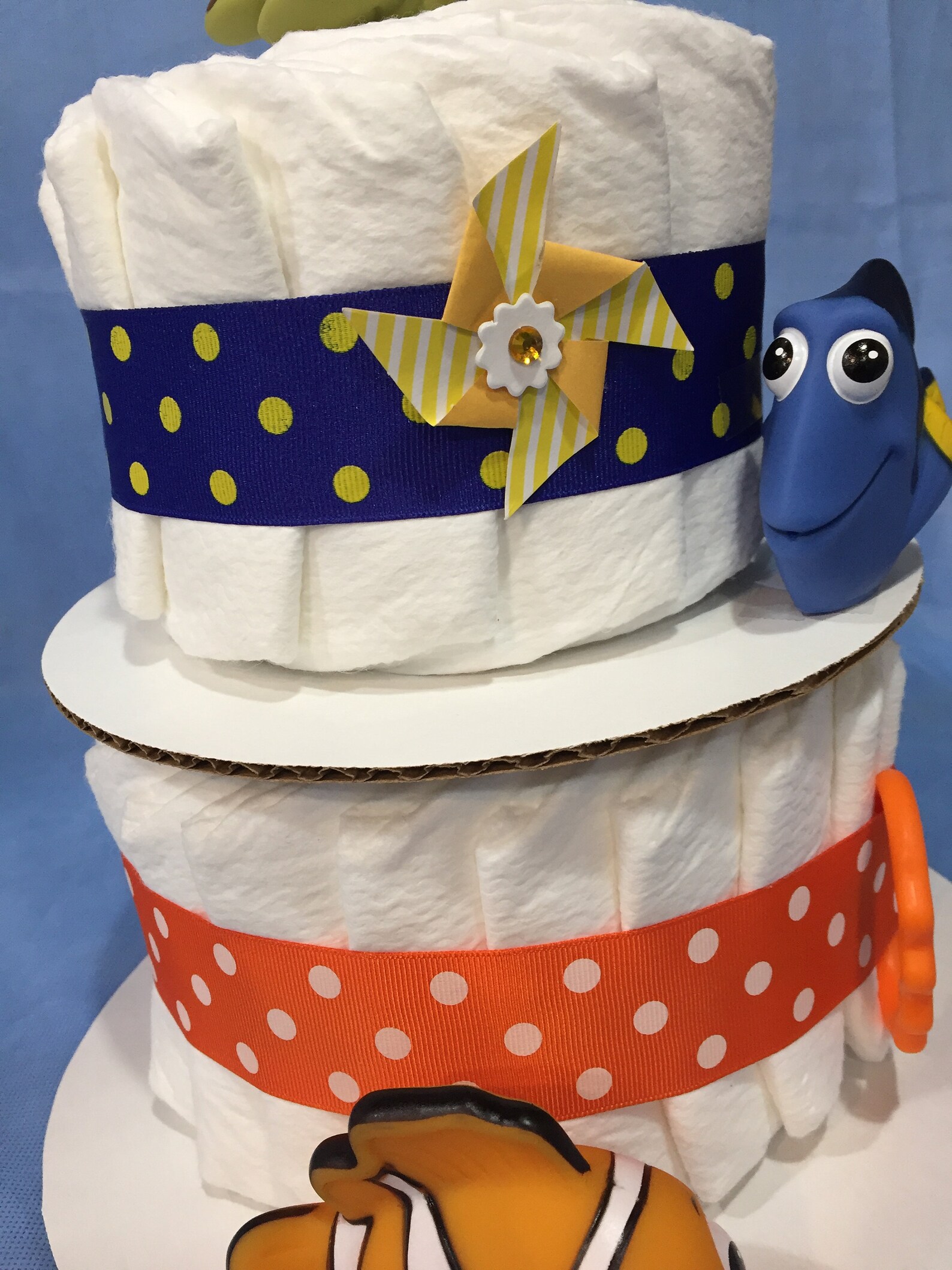 Disney Finding Nemo Diaper Cake Two Tier Gender Neutral with Etsy