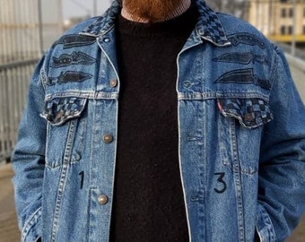 Buy Spiked Denim Jacket Online In India 