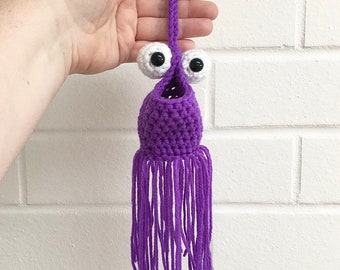 CROCHET YIP YIP, yip yip, yipyip, crochet martian, martian, yip, yips, gift, cute gift, fun gift, funny gift, car mirror gift