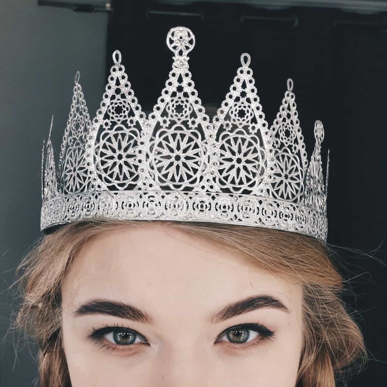 Couronne de métal blanc base pour couronnes base métallique | Etsy