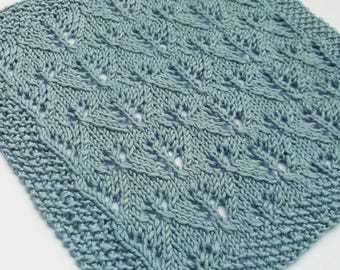 Revelin Knit Dishcloth Pattern: Textured Kitchen Washcloth (PDF Download)