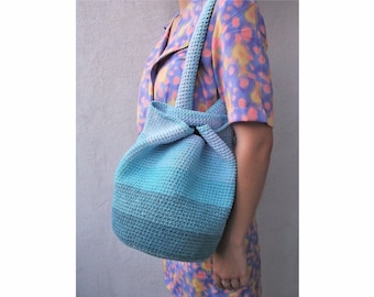 Simple Knot Bag Crochet Pattern: Japanese Style Handbag (PDF Pattern)