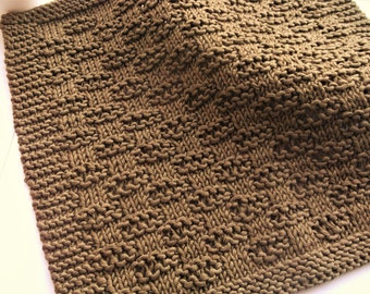 textured knitting washcloth pattern
