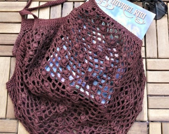 Crochet bag pattern easy PDF shopping market beach woman