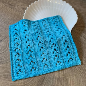 Romula washcloth, dishcloth knitting pattern, face cloth, dish cloth, home decor, instant PDF download