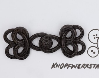 1 metal garment hook, garment clasp, traditional costume clasp, buckles, metal button, Middle Ages, Oktoberfest, Dirndl, clasp, closure