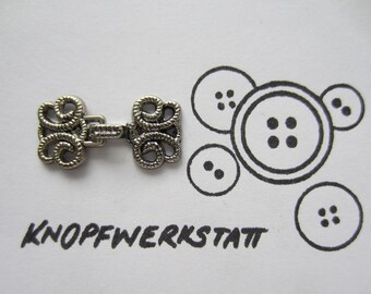 Middle Ages 1 Metal robe hook Oktoberfest buckle Bayern metal button Dirndl robe clasp clasp closure