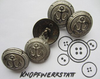 20er Set Knöpfe für Hosen Anzüge Taschen in gold Militär Uniform Zubehör SELTEN