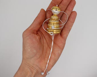 Engel, beschermengel, knoopengel, doopgeschenk, communie, vormsel, geboortegeschenk, Kerstmis, geschenklabel, geluksbrenger, talisman