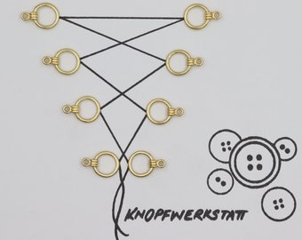 Miederösen aus Metall,Dirndelösen,Miederhaken,Schnüröse,Trachtenknöpfe,metal button,Mittelalter,Oktoberfest,Bayern,Dirndel