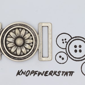 Metal belt buckle, garment buckle, traditional costume buckle, buckles, metal button, Oktoberfest, Bavaria, Dirndl, buckle, closure