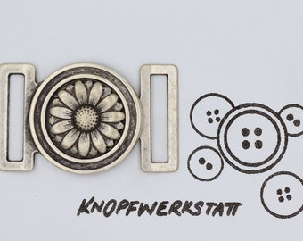 Metal belt buckle, garment buckle, traditional costume buckle, buckles, metal button, Oktoberfest, Bavaria, Dirndl, buckle, closure