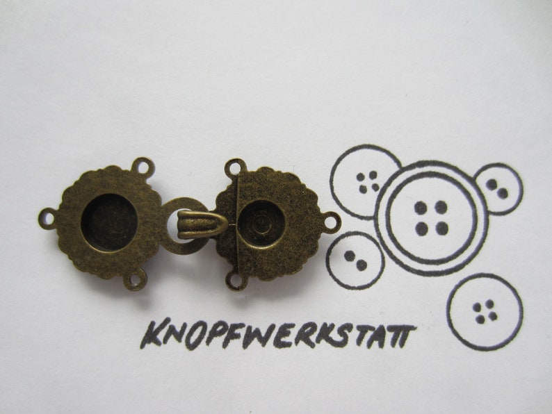 clasp Dirndl metal button 1 Metal robe hook buckle robe clasp Oktoberfest Bayern closure Middle Ages