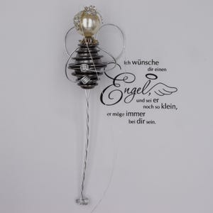 Angel, guardian angel, button angel, baptism gift, communion, confirmation, birth gift, Christmas, gift tag, lucky charm, talisman