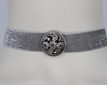 Kropfband, Kropfkette, choker, traditional costume chain, Straß chain, Trachtenkette, Dirndelkette, Halskette, Bavarian traditional necklace