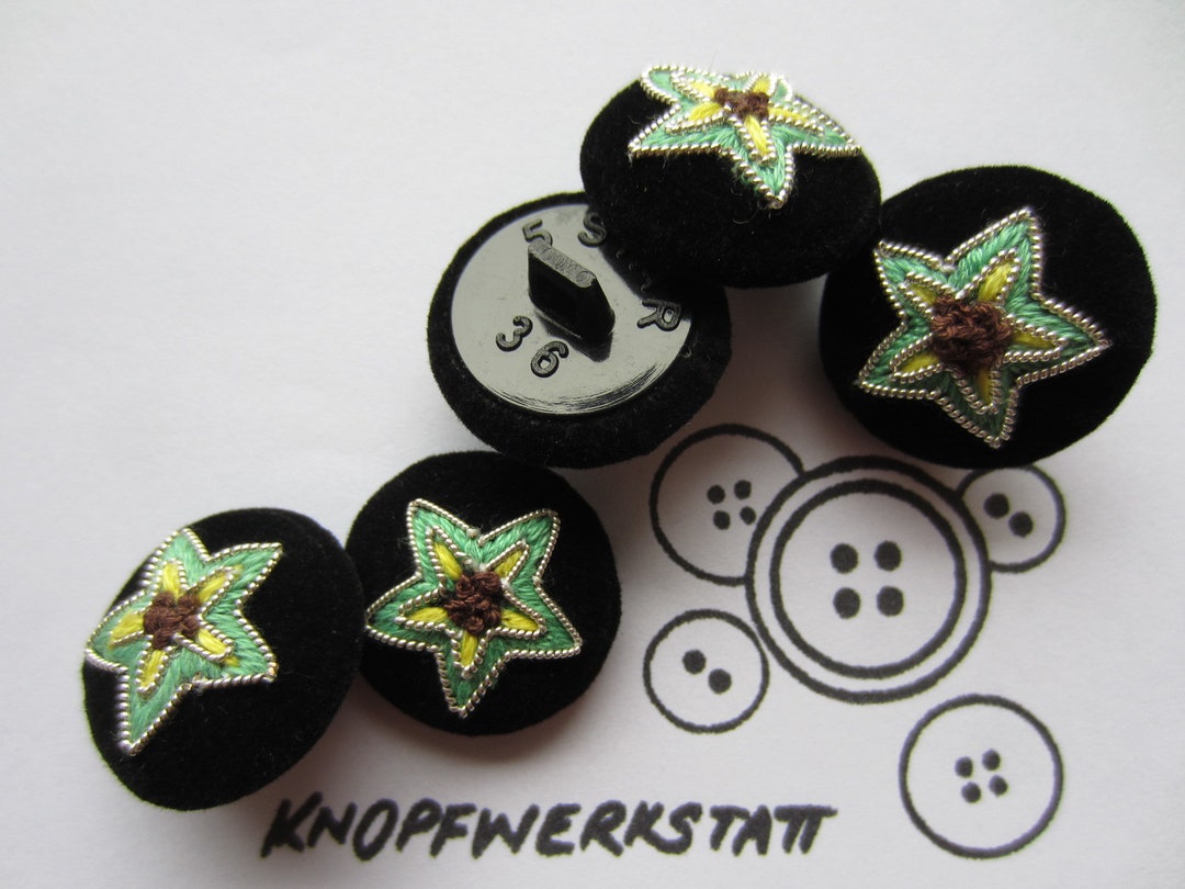 5 Trimming Buttons 23 or 32 Mm, Button, Traditional Buttons, Buttons ...
