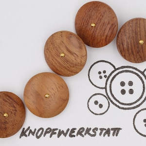 5 wooden buttons 23 mm, buttons, wooden buttons, button, buttons, craft button, wooden button, traditional buttons, natural material,