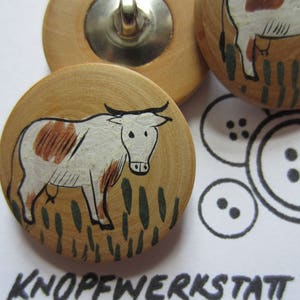 5 wooden buttons 28 or 32 mm, buttons, wooden buttons, button, buttons, sewing button, craft button, wooden button, traditional buttons, natural material