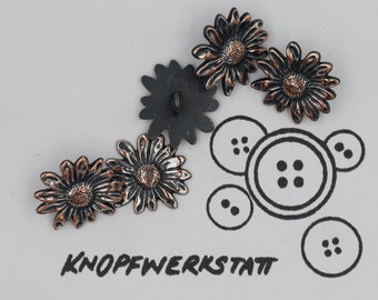5 metallknappar 15, 18 mm och 20 mm, traditionella knappar, knappar, öljettknappar, blomknappar, blomknappar, blusknappar, barnknappar, silver
