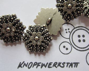 5 Metallknöpfe 25mm, Buttons, Trachtenknöpfe, Tasten, Schaltflächen, Knöpfe, Sewing Button, Craft Button ,cute,metal button,Straßknöpfe