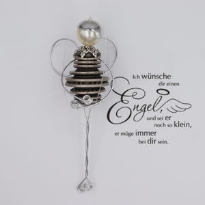 Angel, guardian angel, button angel, baptism gift, communion, confirmation, birth gift, Christmas, gift tag, lucky charm, talisman