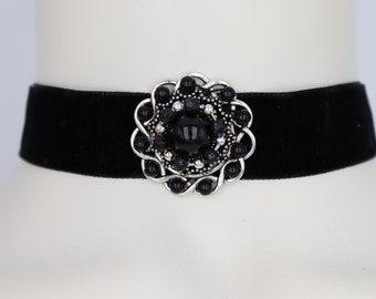 Kropfband, Kropfkette, choker, traditional costume chain, Straß chain, Trachtenkette, Dirndelkette, Halskette, Bavarian traditional necklace