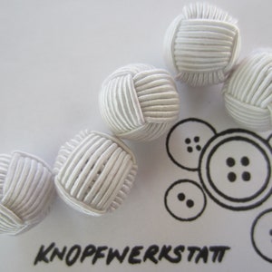 5 trimming buttons 14 or 18 mm, buttons, traditional buttons, buttons, sewing button, wedding dress buttons, blouse button, wrap buttons, white