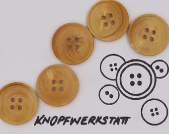 5 boutons en bois 12, 23 mm, boutons, boutons en bois, bouton, boutons, bouton de couture, bouton en bois, boutons traditionnels, bois marron, bouton 4 trous