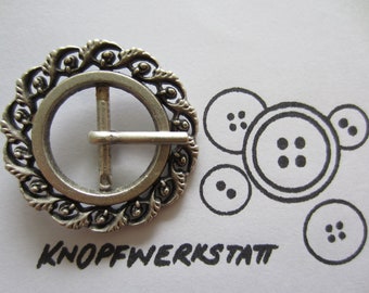 1 metal belt buckle, traditional costume closure, beltbuckle, Middle Ages, Oktoberfest, Bavaria, Dirndl, clasp, closure, belt buckle,