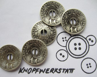 5 metal buttons 15.23 or 28 mm buttons, costume buttons, buttons, buttons, buttons, sewing button, craft button, metal button, coin button