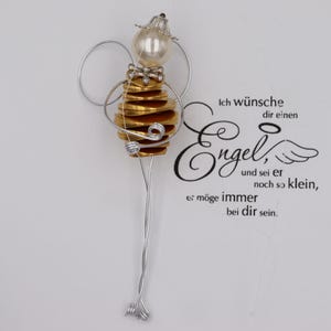 Angel, guardian angel, button angel, baptism gift, communion, confirmation, birth gift, Christmas, gift tag, lucky charm, talisman