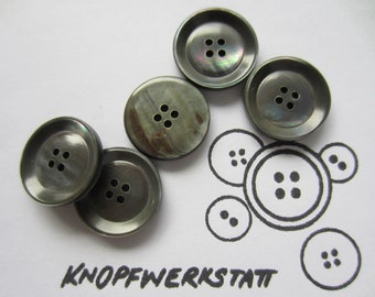 5 Perlmuttknöpfe 20mm,Buttons,Schaltflächen,Trachtenknöpfe,Knöpfe,Sewing Button,Craft Button,mother of pearl,Permuttknöpfe,