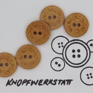 5 wooden buttons 18 mm, buttons, wooden buttons, button, buttons, craft button, wooden button, traditional buttons, natural material, 2 hole button