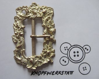 1 metal belt buckle, traditional costume fastener, belt buckle, medieval, Oktoberfest, Bavaria, dirndl, clasp, fastener, belt buckle