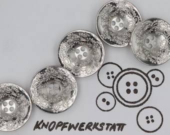 5 boutons en plastique 22, 25 ou 39 mm, bouton synthétique, boutons traditionnels, boutons, bouton artisanal, dirndl, bouton de veste, bouton de manteau, bouton 4 trous
