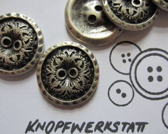 5 metal buttons 20 mm or 25 mm ,buttons,traditional buttons, buttons, buttons, buttons, Sewing button, craft button,metal button,