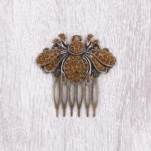 Bee Hair Comb Bumblebee Hair Comb Queen Bee Head Piece Bee Lover Forest Insect Woodland Garden Nature Inspired Hair Accessories Gift for Her