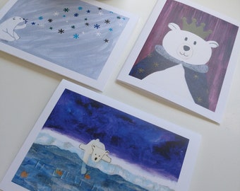 Polar Bear Holiday Greeting Cards