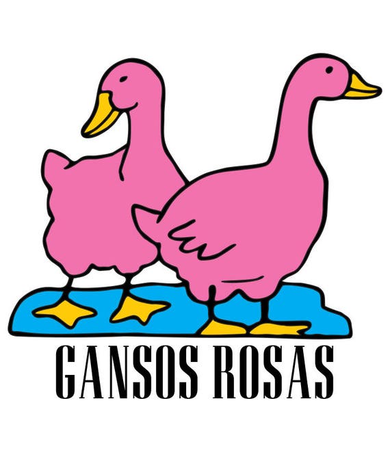 Camiseta gansos rosas hotsell