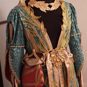 Triss Merigold alternative look Triss DLC Outfit robe verte | Etsy
