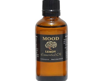 Lemon Essential Oils for Ayurvedic, Chakra, Humidifier, Car,  Beard Fragrances with Distiller Essence For Defusers 50ml