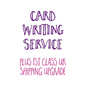 Write and send service, handwritten card, send direct, personalised message, direct to recipient, handwritten and sent, sent directly image 1