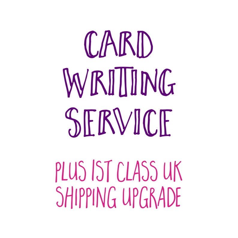 Write and send service, handwritten card, send direct, personalised message, direct to recipient, handwritten and sent, sent directly image 1