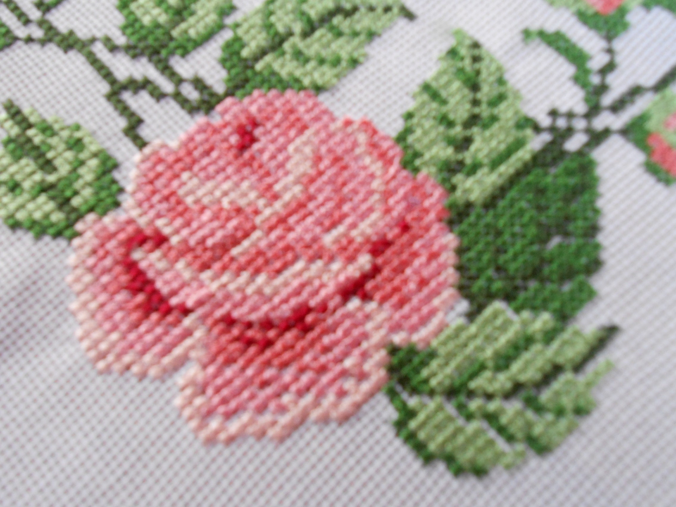 Tablecloth With Roses Large Tablecloth Pink Rose Handmade Etsy