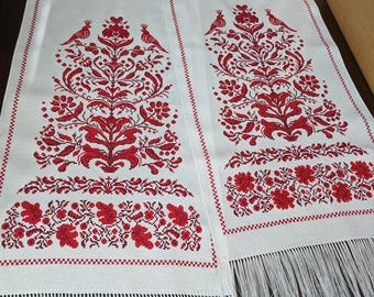 Besticktes Hochzeit Ruschnyk Handtuch, Baum des Lebens, Ukrainischen Dekor
