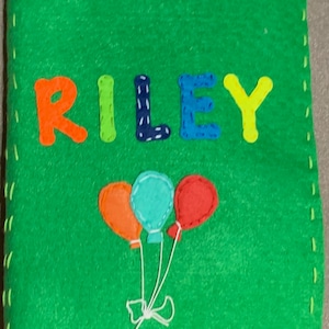 Reserved Riley* Personalized Handmade Soft Name Books