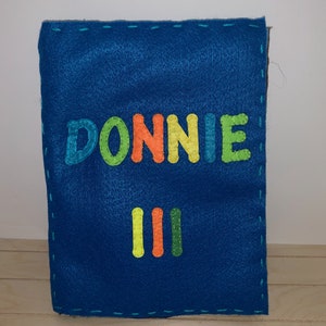 Reserved Donnie* Personalized Handmade Soft Name Books