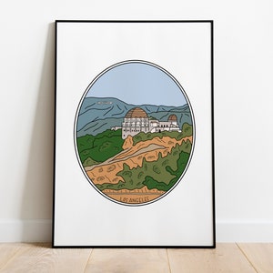 Los Angeles City Icon Print